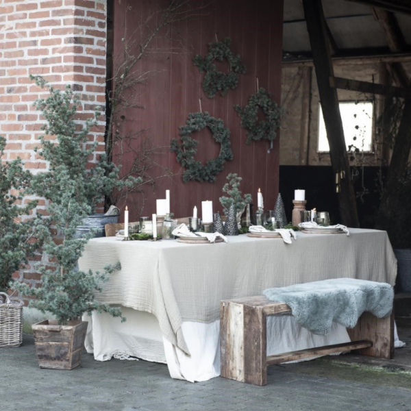 Türschmuck für Weihnachten: Weihnachtlicher Türkranz aus Zederzweigen von IB Laursen